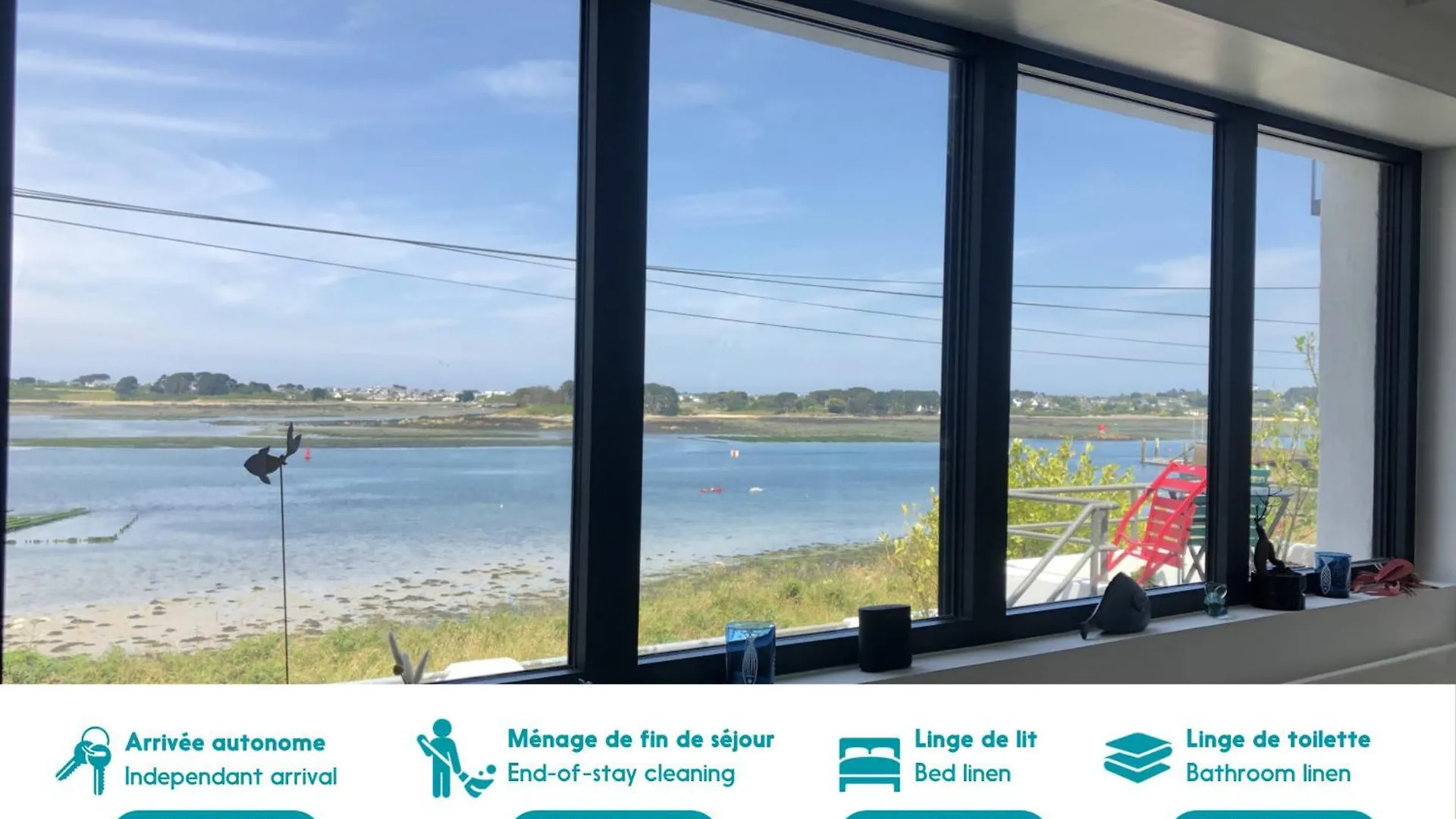 Сasa de vacaciones Vue Exceptionnelle - Maison Pour 4 - 100M Plage Landéda